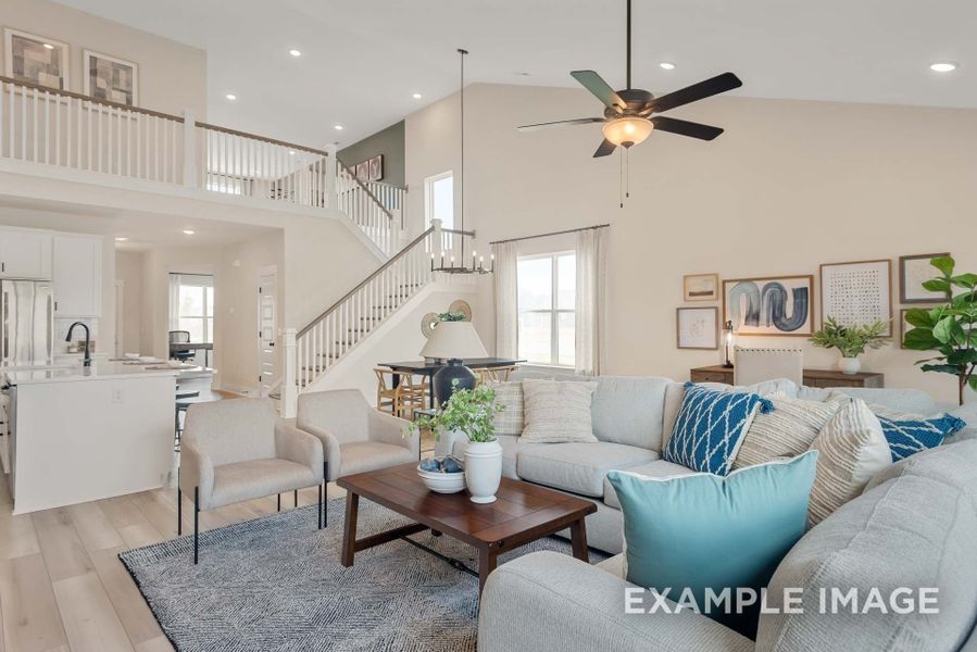 Furnished interior view inside a new home in Woods Crossing, Gallatin (Image 19).