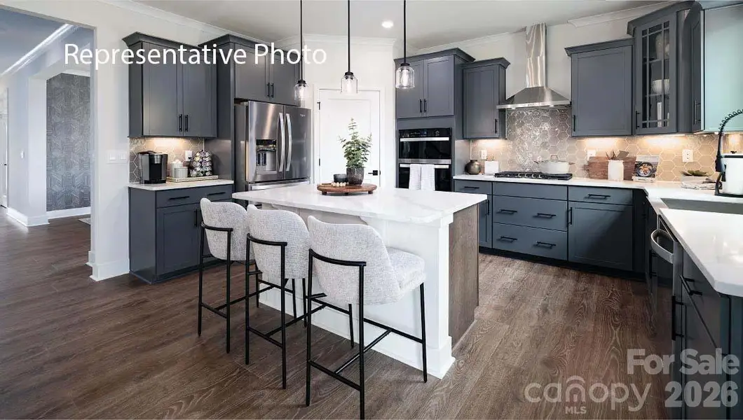 Furnished interior view inside a new home in Sanctuary at Southgate, Indian Trail (Image 3).