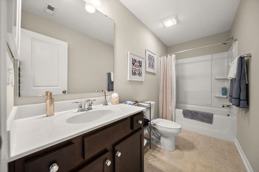 Representative furnished interior of a home built from the Kipling by True Homes in Autumn Ridge, High Shoals (Image 17). Representative furnished interior of a home built from the Kipling by True Homes in Autumn Ridge, High Shoals (Image 17).