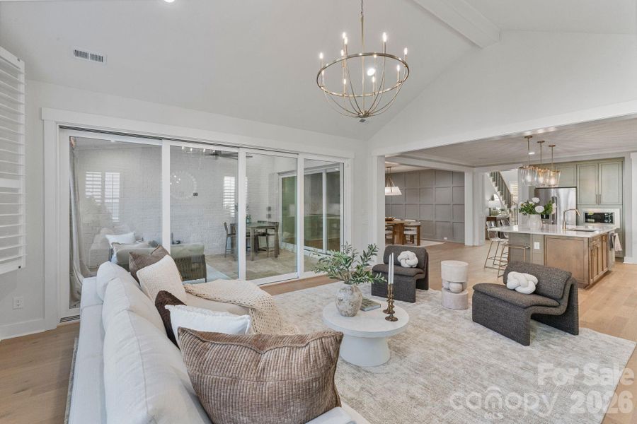 Furnished interior view inside a new home in , Fort Mill (Image 35).