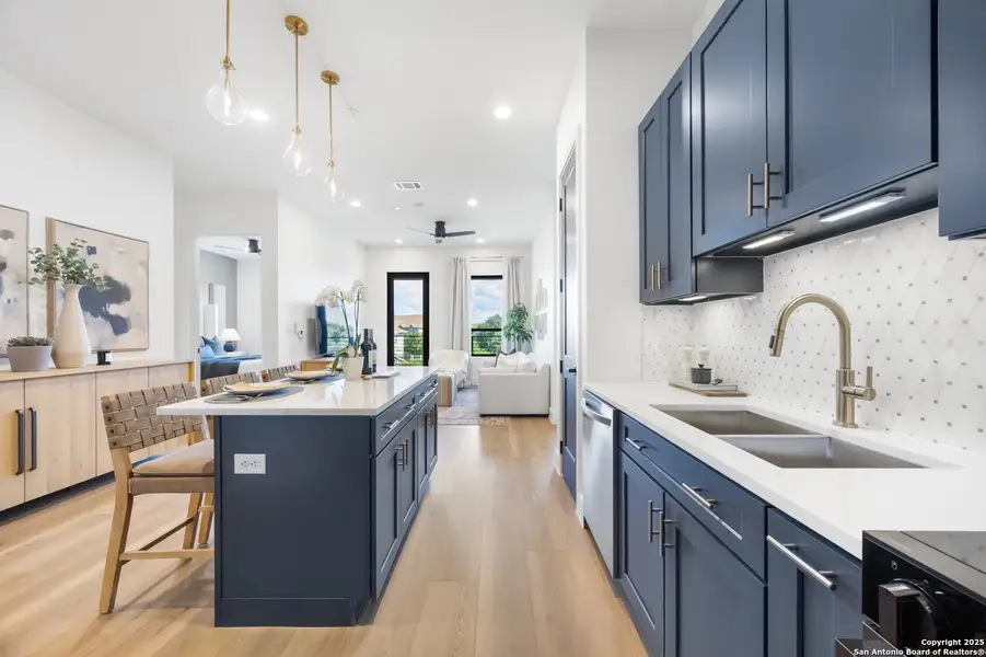 Furnished interior view inside a new home in , San Antonio (Image 10). Furnished interior view inside a new home in , San Antonio (Image 10).