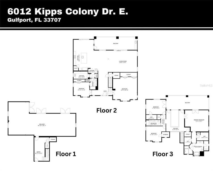 2D floor plan layout of this home in , Gulfport, FL (Image 5). 2D floor plan layout of this home in , Gulfport, FL (Image 5).