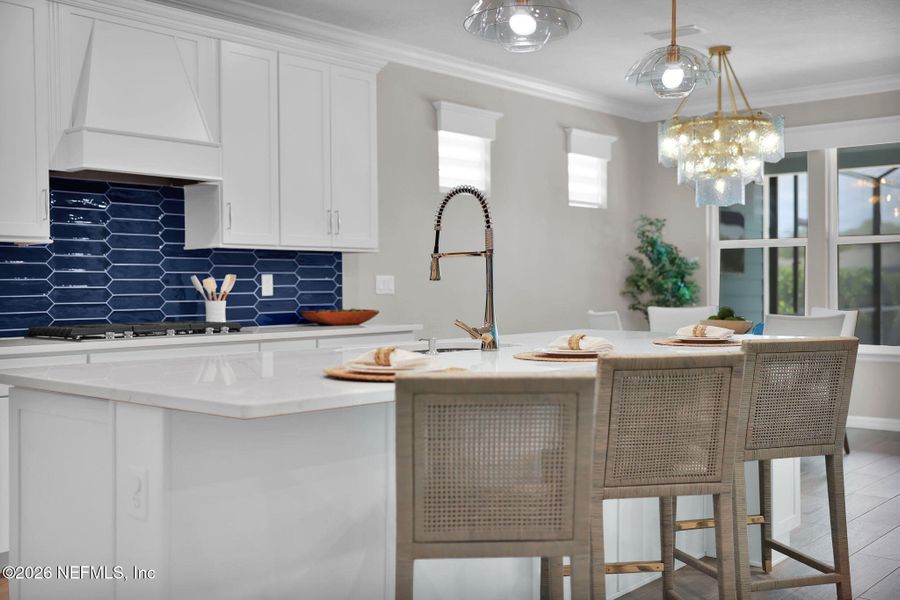 Furnished interior view inside a new home in , Ponte Vedra (Image 51).