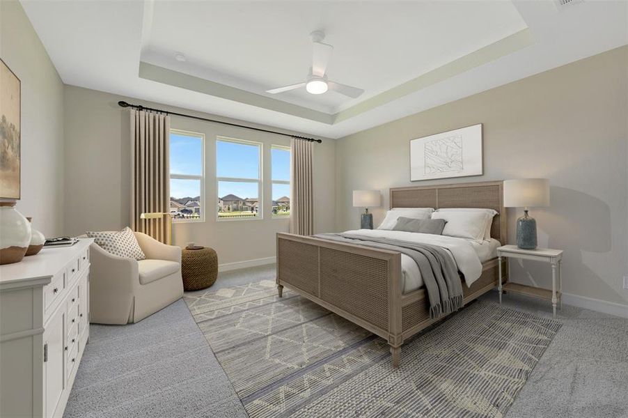 Furnished interior view inside a new home in Elevon, Lavon (Image 8).