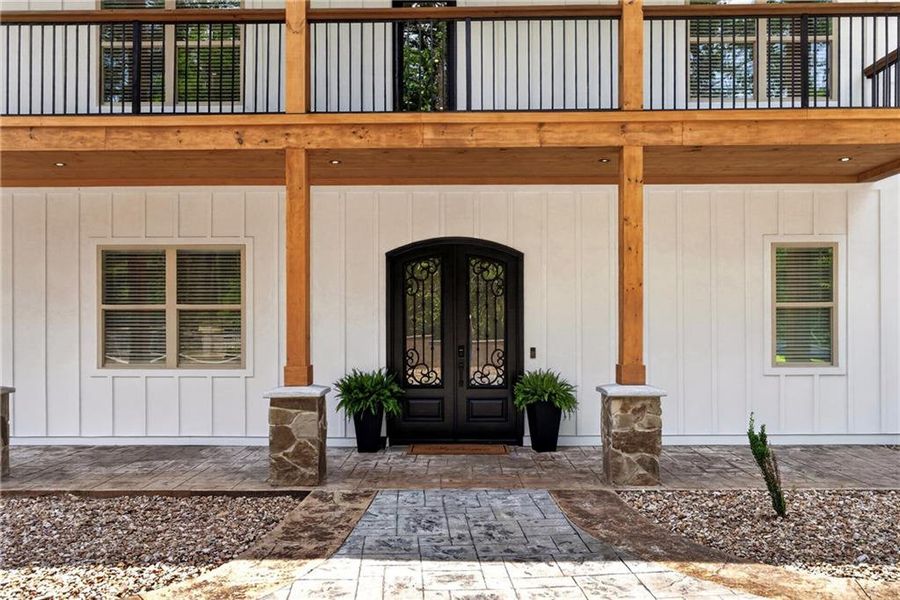 Exterior details and patio area of a home in , Dahlonega (Image 31).