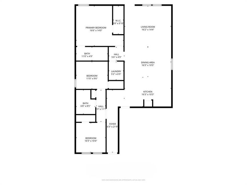 2D floor plan layout of this home in Verandah, Royse City, TX (Image 5).