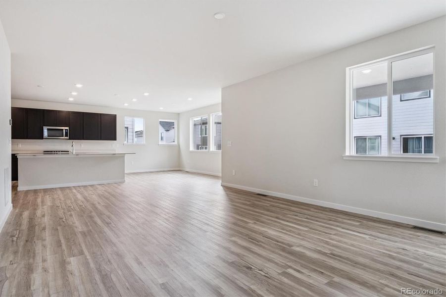 Spacious, unfurnished interior of a new home in Floret Collection at Parkdale Commons, Lafayette (Image 18).