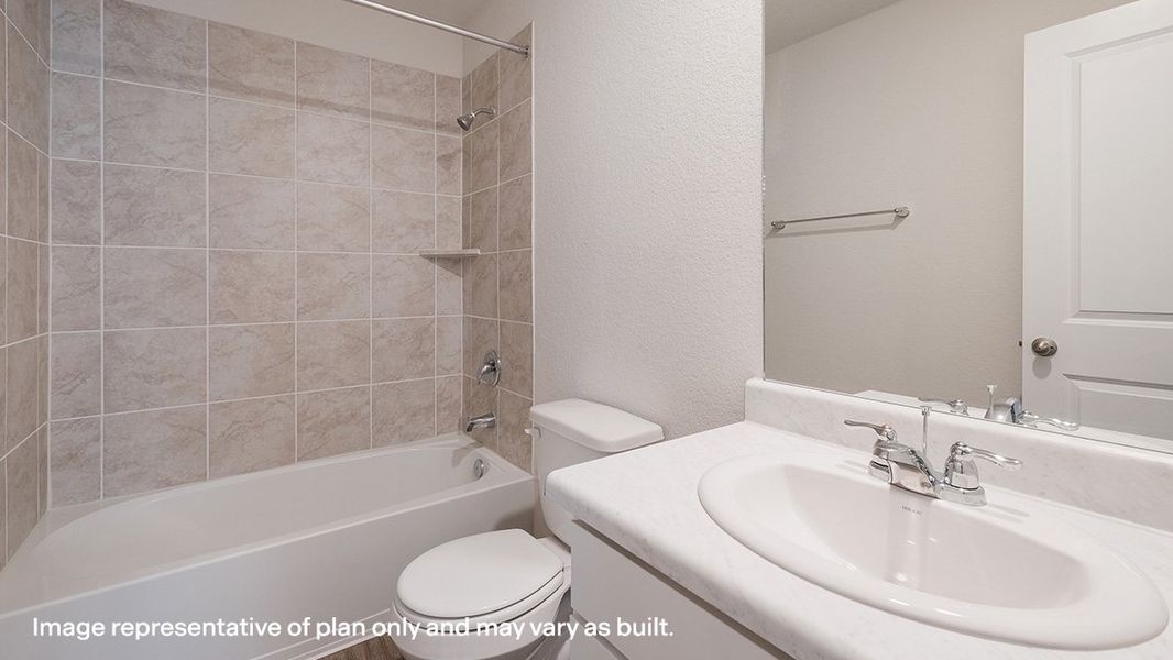 Furnished interior view inside a new home in Redbird Ranch, San Antonio (Image 8).