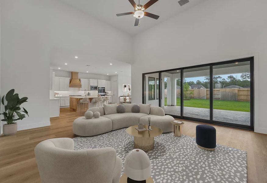 Homesite 7701 Great Room - Staged - 5 of 27