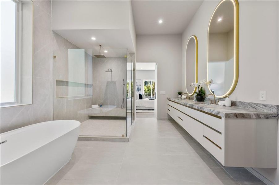 Furnished interior view inside a new home in , Atlanta (Image 77). Furnished interior view inside a new home in , Atlanta (Image 77).