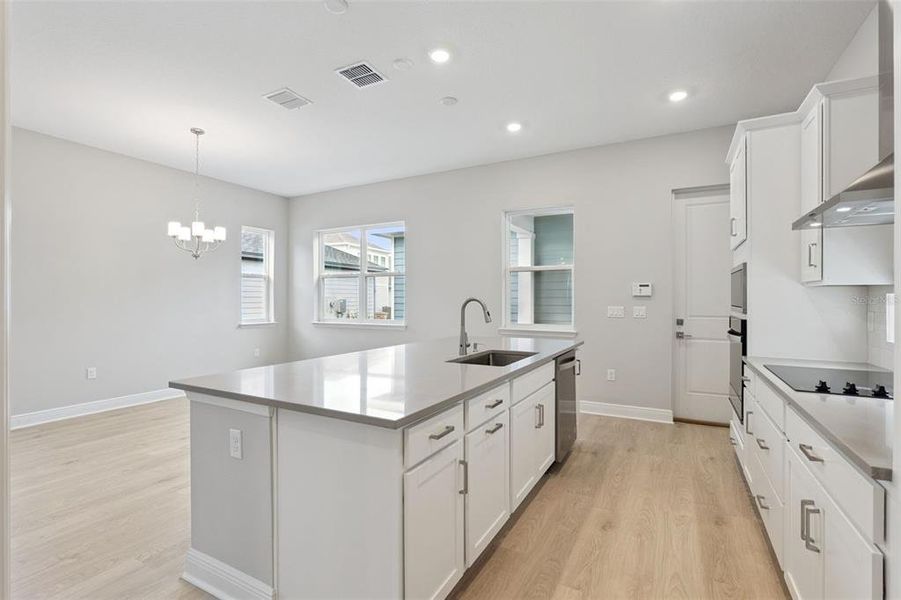 Furnished interior view inside a new home in Weslyn Park at Sunbridge, St. Cloud (Image 9).