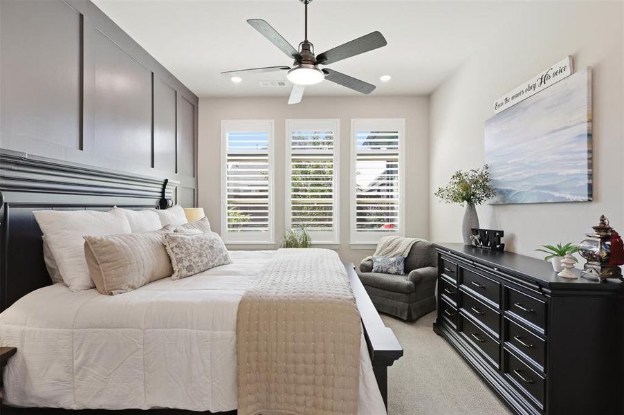Furnished interior view inside a new home in The Parks at Wilson Creek, Celina (Image 34). Furnished interior view inside a new home in The Parks at Wilson Creek, Celina (Image 34).