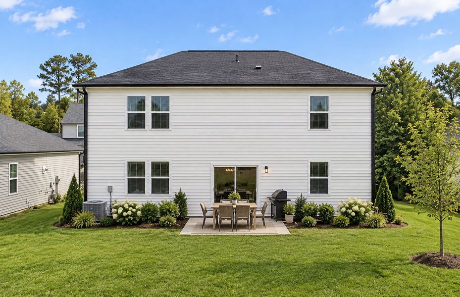 Representative exterior details of a home built from the Rosella by Centex in Westford, Sanford (Image 3). Representative exterior details of a home built from the Rosella by Centex in Westford, Sanford (Image 3).