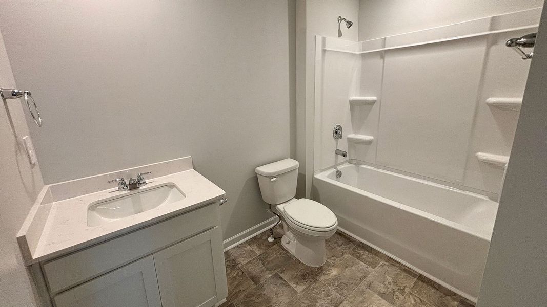 Representative furnished interior of a home built from the GREENBRIAR by D.R. Horton in Parkside Point, Portland (Image 4).