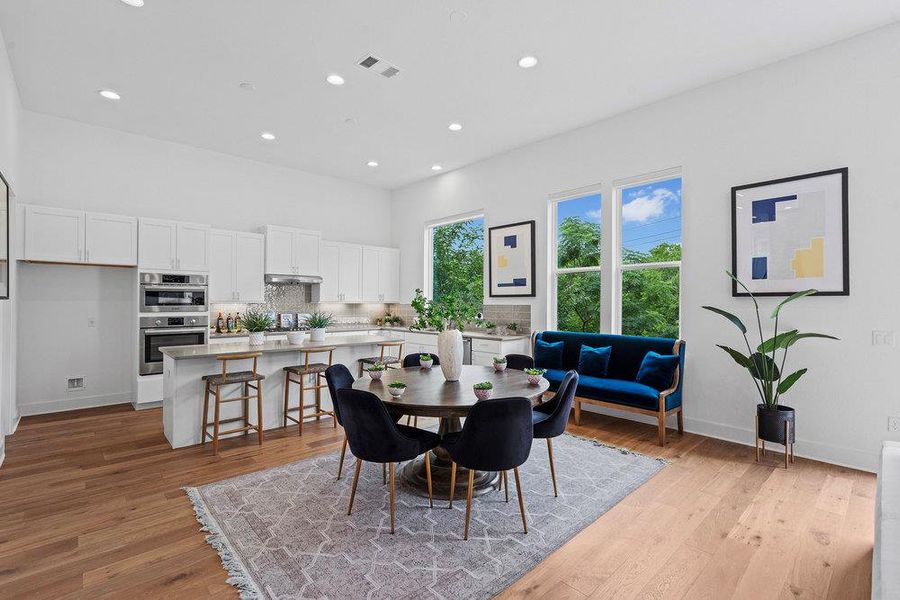Furnished interior view inside a new home in Agave, Austin (Image 8).