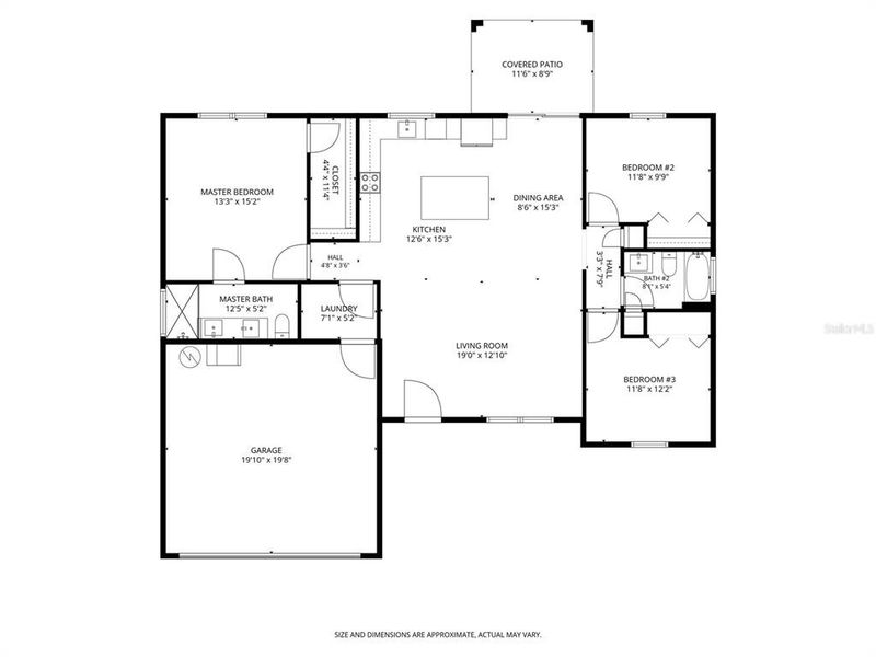 2D floor plan layout of this home in , Sebring, FL (Image 5). 2D floor plan layout of this home in , Sebring, FL (Image 5).
