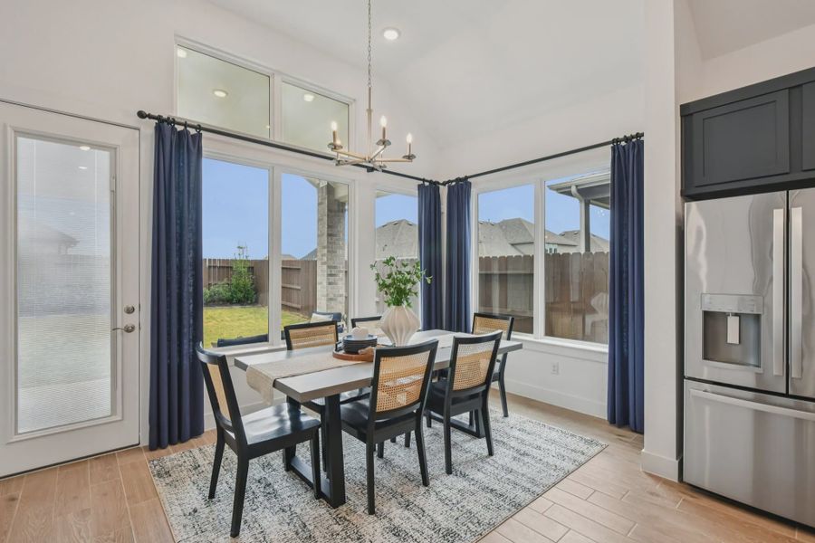 Representative furnished interior of a home built from the Marion by Chesmar Homes in Bridgeland, Elgin (Image 12).