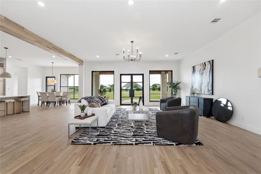 Furnished interior view inside a new home in , Weston (Image 8). Furnished interior view inside a new home in , Weston (Image 8).