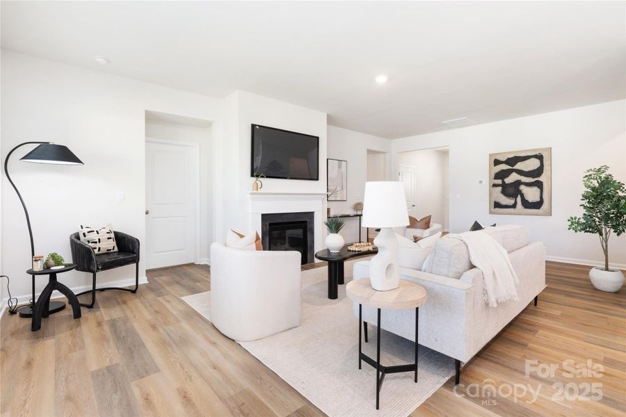 Furnished interior view inside a new home in Nolen Farm, Gastonia (Image 13). Furnished interior view inside a new home in Nolen Farm, Gastonia (Image 13).