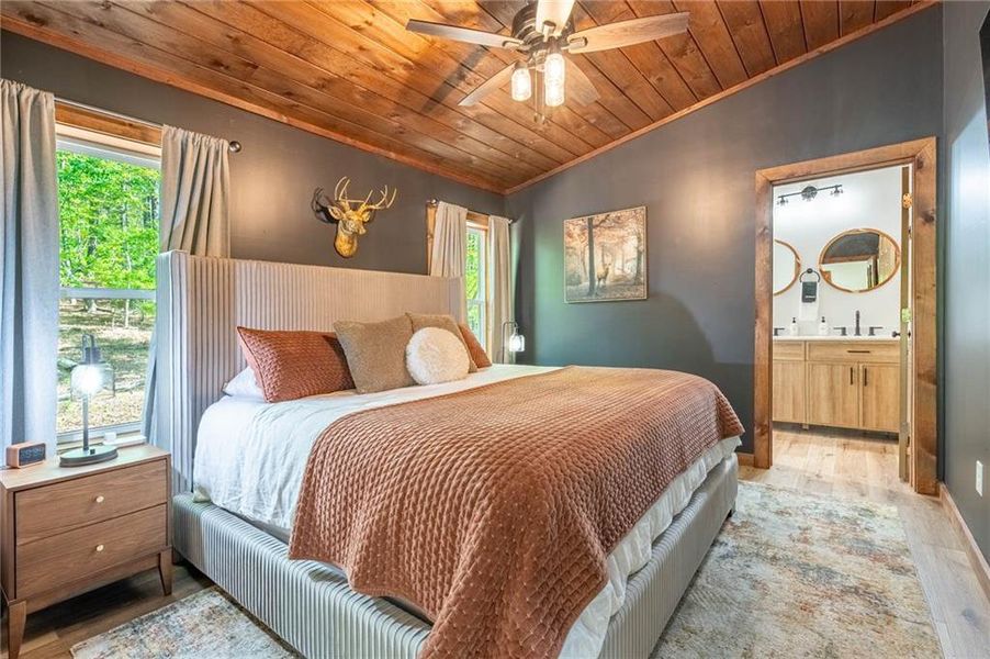 Furnished interior view inside a new home in , Ellijay (Image 12).