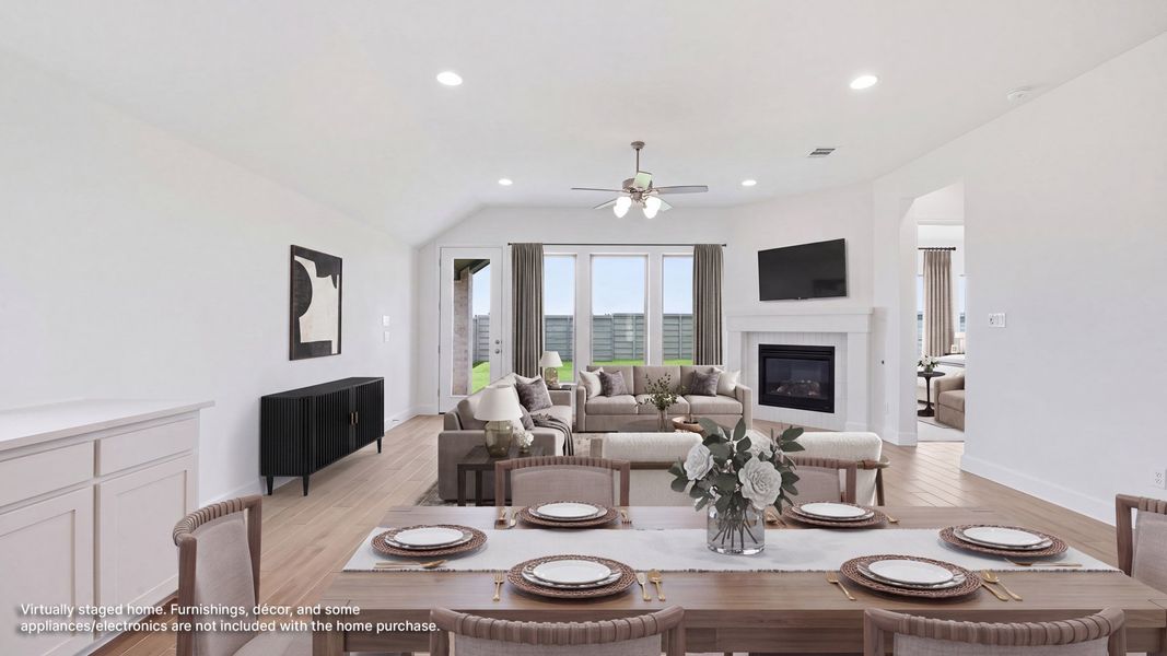 Furnished interior view inside a new home in Ramble, Celina (Image 9).