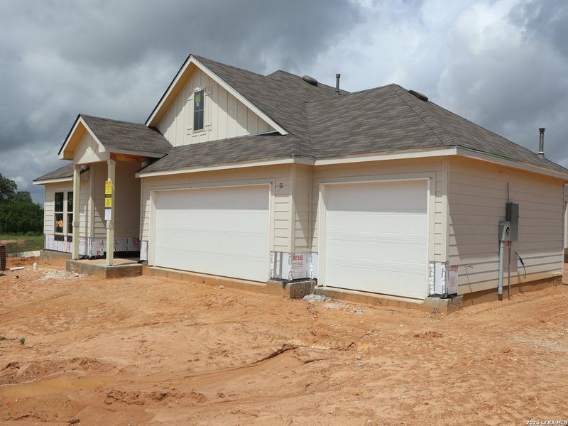 In-progress construction of a new home in Hickory Ridge, Elmendorf, TX (Image 21).