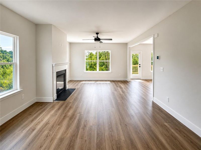 Spacious, unfurnished interior of a new home in Thunder Ridge, Dawsonville (Image 14). Spacious, unfurnished interior of a new home in Thunder Ridge, Dawsonville (Image 14).