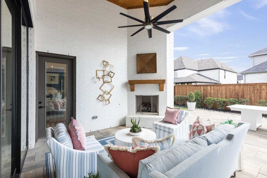 Representative Patio - some options shown