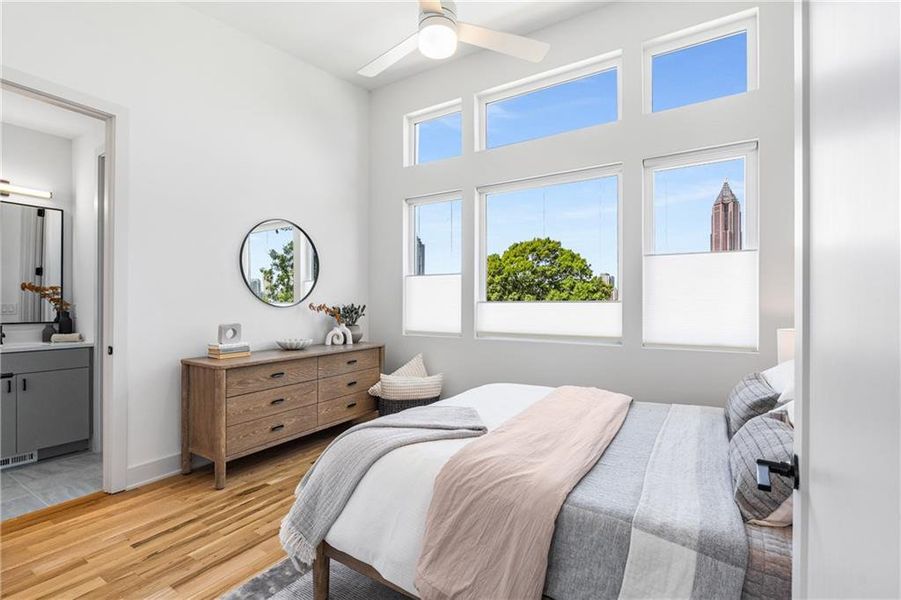 Furnished interior view inside a new home in , Atlanta (Image 42).