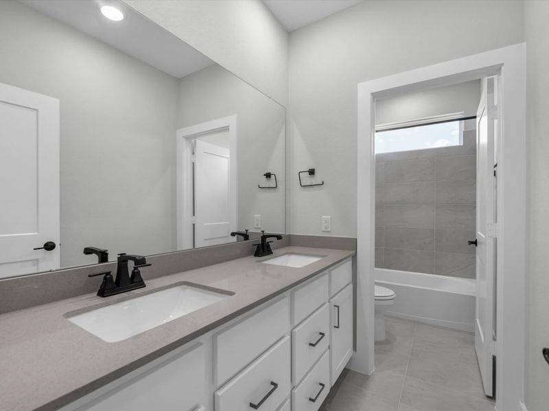 Furnished interior view inside a new home in Pecan Ridge, Fulshear (Image 10).