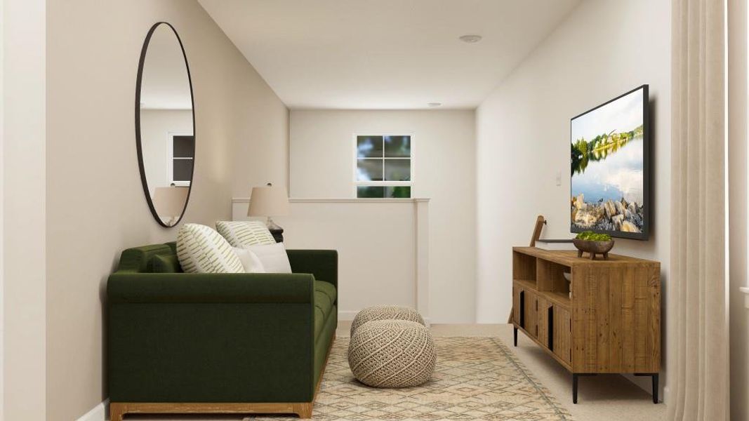 Furnished interior view inside a new home in Millers Pointe, Conyers (Image 22). Furnished interior view inside a new home in Millers Pointe, Conyers (Image 22).