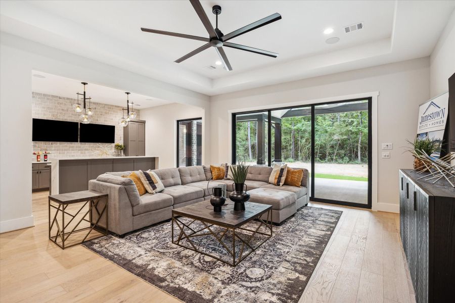 Furnished interior view inside a new home in High Meadow West and Estates, Montgomery (Image 20).