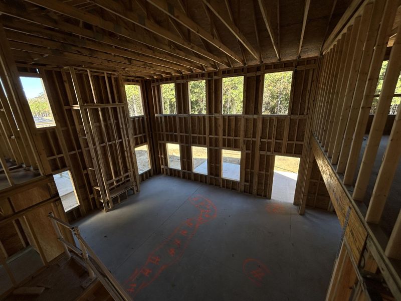 In-progress construction of a new home in Tea Farm: Presidents Series, Ravenel, SC (Image 46).