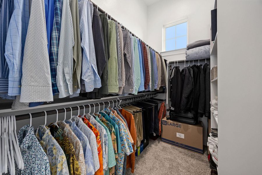 Primary closet