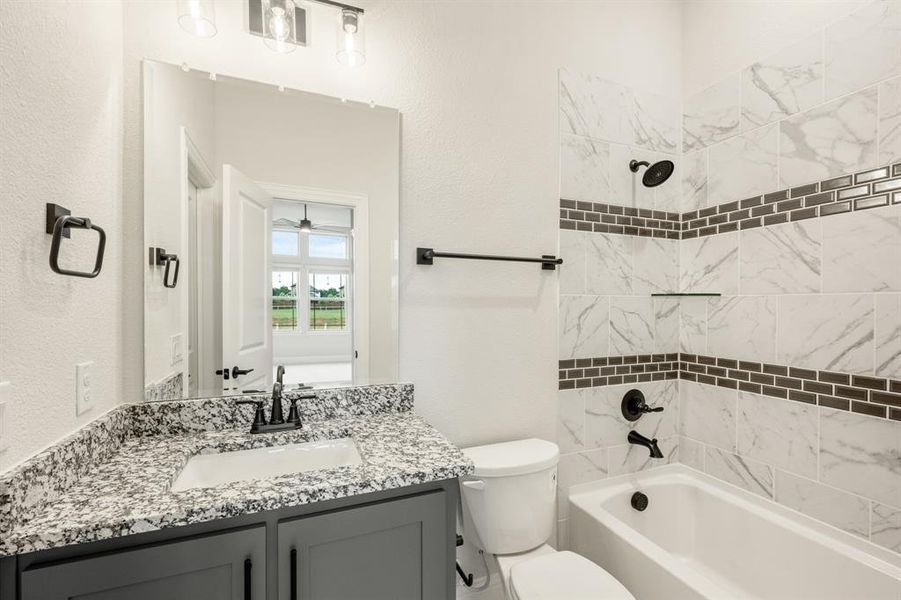 Furnished interior view inside a new home in Rockwood 65, Mansfield (Image 4).