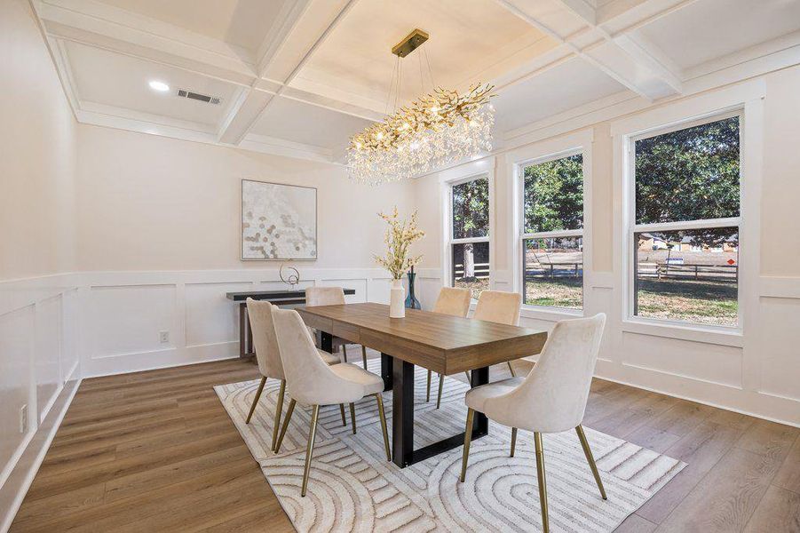 Furnished interior view inside a new home in , Decatur (Image 34).