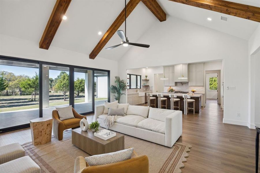 Furnished interior view inside a new home in , Waxahachie (Image 13).