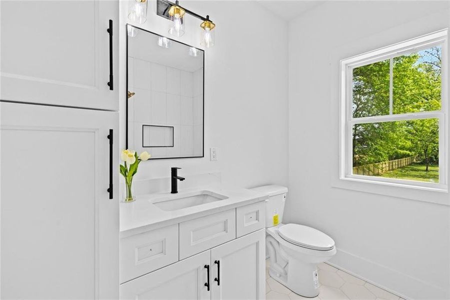 Furnished interior view inside a new home in , Monroe (Image 6).