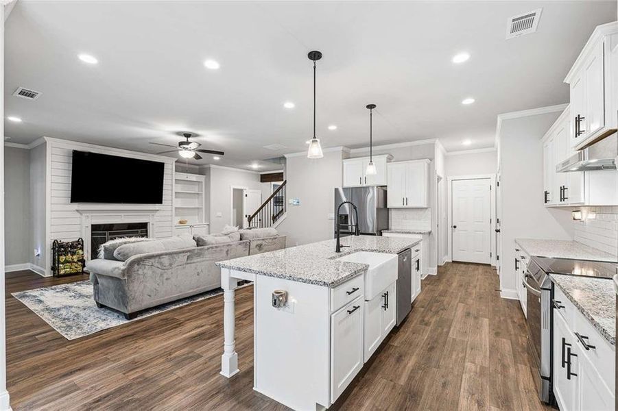 Furnished interior view inside a new home in , Covington (Image 32).