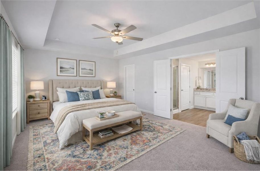 Furnished interior view inside a new home in Neely Farm, Covington (Image 5).