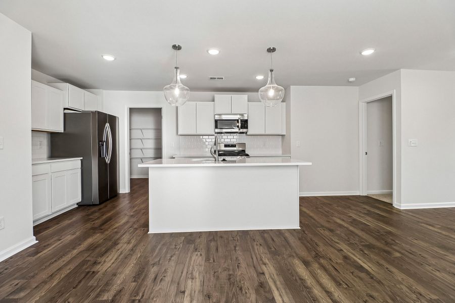 Furnished interior view inside a new home in Victorywoods Village, Columbia (Image 9).
