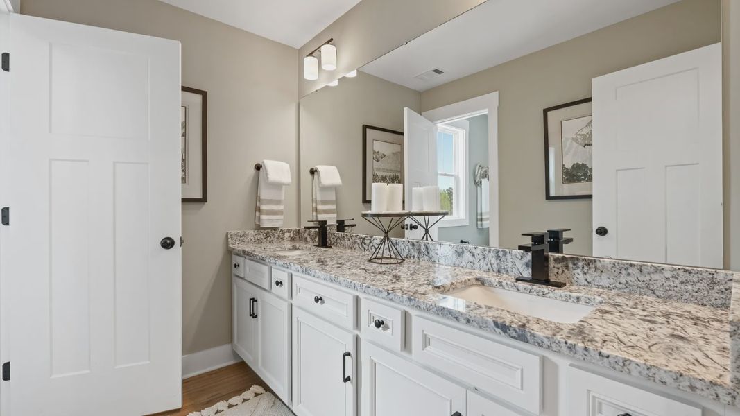 Representative furnished interior of a home built from the Finley by DRB Homes in Magnolia Park, Woodruff (Image 27). Representative furnished interior of a home built from the Finley by DRB Homes in Magnolia Park, Woodruff (Image 27).