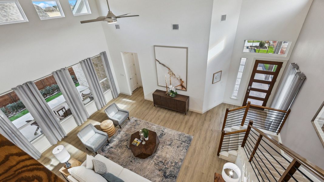 Furnished interior view inside a new home in Solterra Texas, Mesquite (Image 23).
