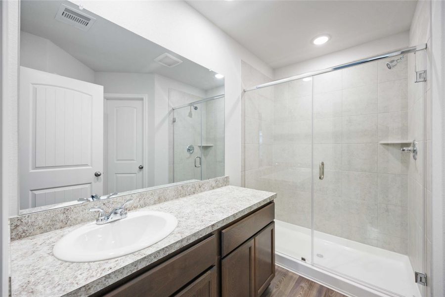 Pretty primary bath!