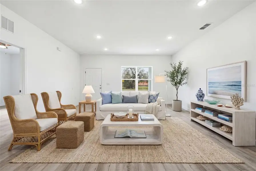 Furnished interior view inside a new home in , Haines City (Image 40).