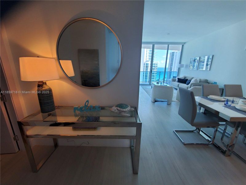 Furnished interior view inside a new home in , Sunny Isles Beach (Image 27).