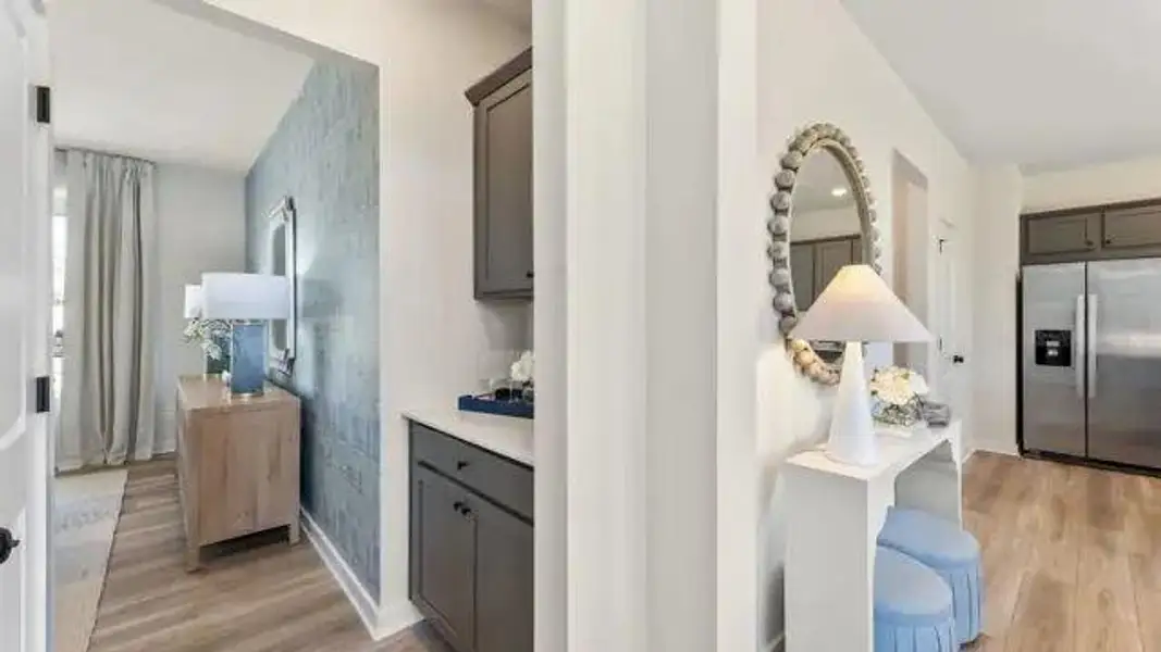 Furnished interior view inside a new home in The Estates at Gainesville Township, Gainesville (Image 9).
