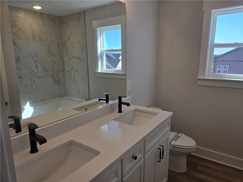 Furnished interior view inside a new home in Twin Lakes, Hoschton (Image 5). Furnished interior view inside a new home in Twin Lakes, Hoschton (Image 5).