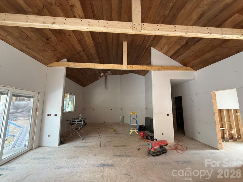 In-progress construction of a new home in , Boone, NC (Image 10).