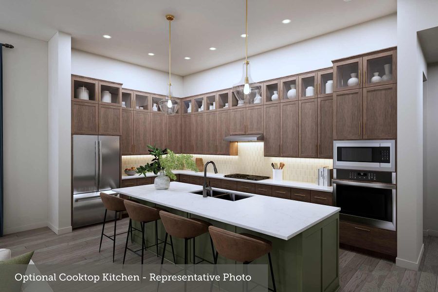 Furnished interior view inside a new home in Crighton Cove - Enclave Collection, Conroe (Image 5).